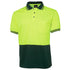 Jbs Wear The Traditional Hi Vis Polo | Short Sleeve | Adults Lime/Bottle Work Safety Protective Gear