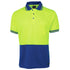 Jbs Wear The Traditional Hi Vis Polo | Short Sleeve | Adults Lime/Royal Work Safety Protective Gear