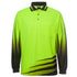 Jbs Wear The Hi Vis Rippa Sub Polo | Long Sleeve | Adults Lime/Black Shirts & Tops