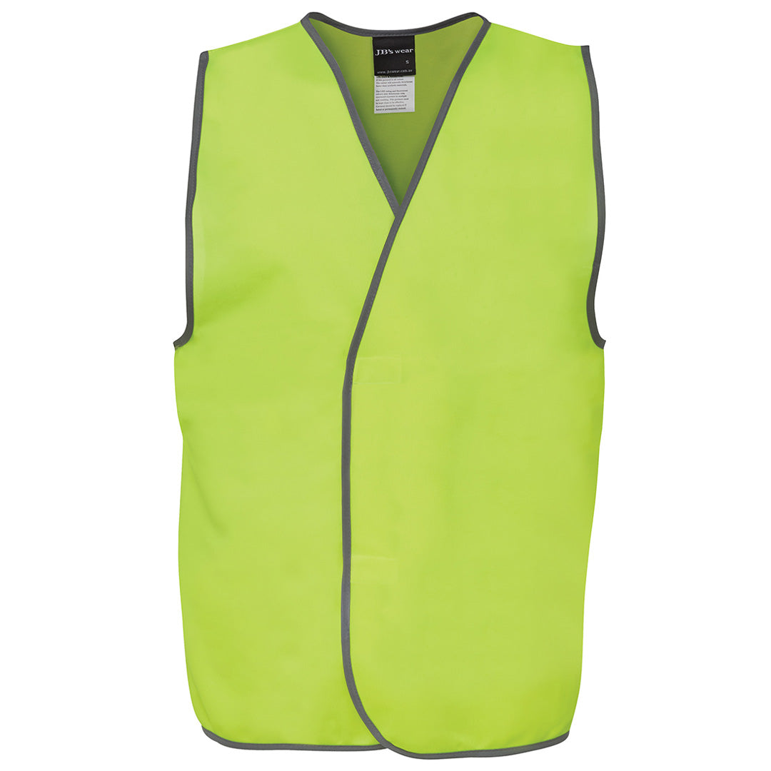 Jbs Wear The Hi Vis Safety Vest with Velcro | Day | Adults Flouro Lime Work Safety Protective Gear