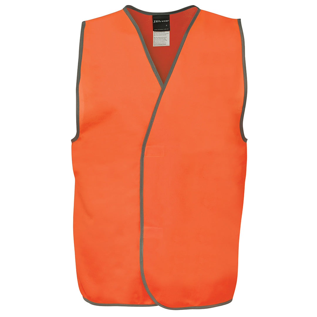 Jbs Wear The Hi Vis Safety Vest with Velcro | Day | Adults Orange Work Safety Protective Gear