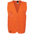 Jbs Wear The Hi Vis Day Zip Safety Vest | Adults Orange Work Safety Protective Gear