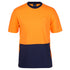 Jbs Wear The Hi Vis Cotton Tee Shirt | Short Sleeve | Adults Orange/Navy Work Safety Protective Gear