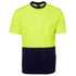Jbs Wear The Hi Vis Cool Dry Tee Shirt | Short Sleeve | Adults Lime/Navy Work Safety Protective Gear