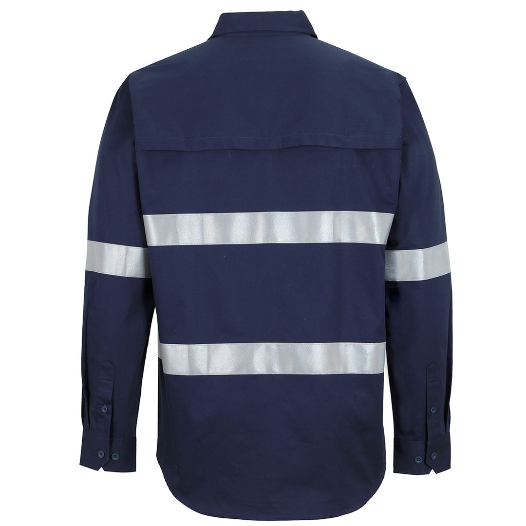 Jbs Wear The Closed Front 150g Taped Work Shirt | Long Sleeve | Adults Work Safety Protective Gear