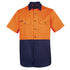 Jbs Wear The Hi Vis 150G Shirt | Short Sleeve | Adults Orange/Navy Work Safety Protective Gear