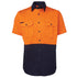 Jbs Wear The Hi Vis 190G Shirt | Short Sleeve | Adults Orange/Navy Work Safety Protective Gear