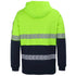Jbs Wear The Segmented Tape Hoodie | Day Night | 1/4 Zip Work Safety Protective Gear