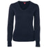 Jbs Wear The V Neck Woolmix Jumper | Ladies Navy Outerwear