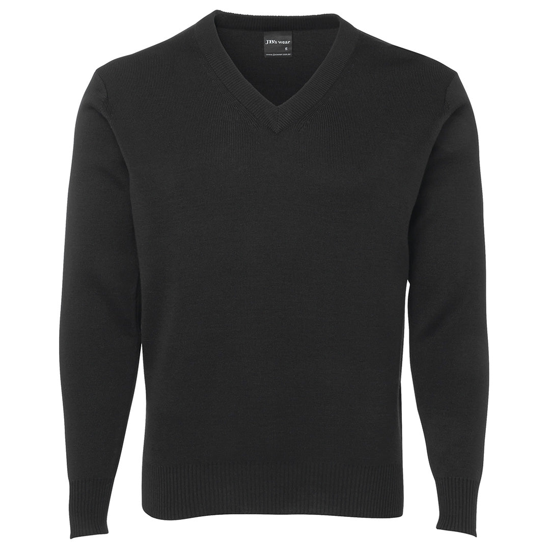 Jbs Wear The V Neck Woolmix Jumper | Mens Black Outerwear