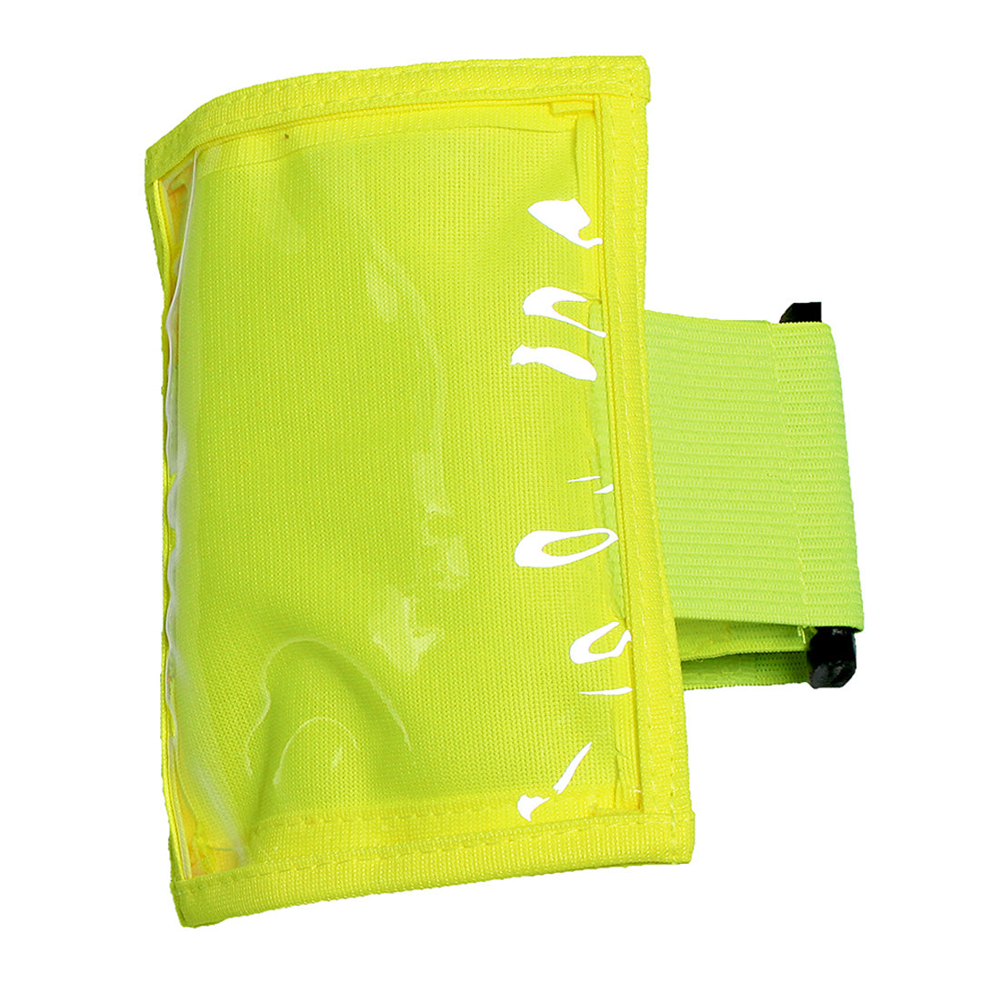 Jbs Wear The Plastic Pocket Sleeve Band | 10 Pack Flouro Lime Work Safety Protective Gear