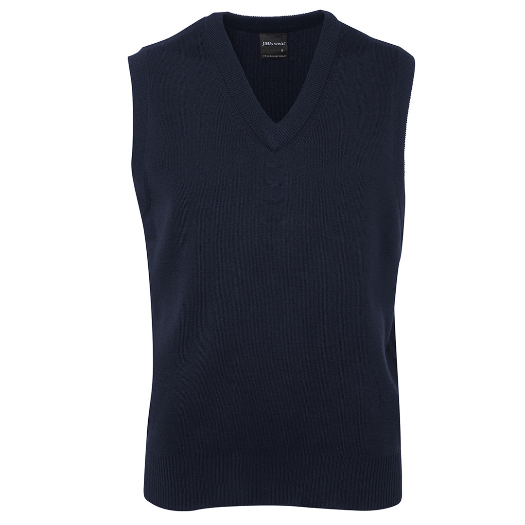 Jbs Wear The V Neck Woolmix Vest | Adults Navy Outerwear
