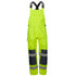 Jbs Wear The Waterproof Hi Vis Bib and Brace Overall | Adults Flouro Lime Work Safety Protective Gear