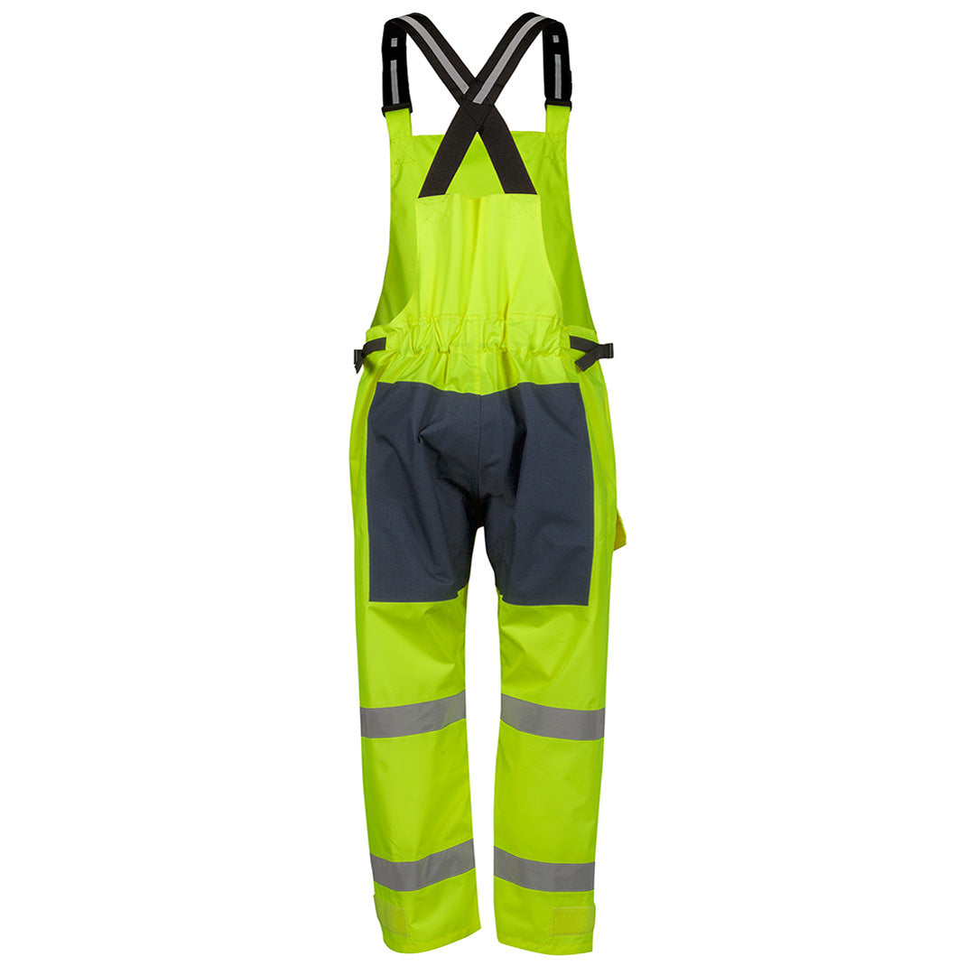 Jbs Wear The Waterproof Hi Vis Bib and Brace Overall | Adults Work Safety Protective Gear