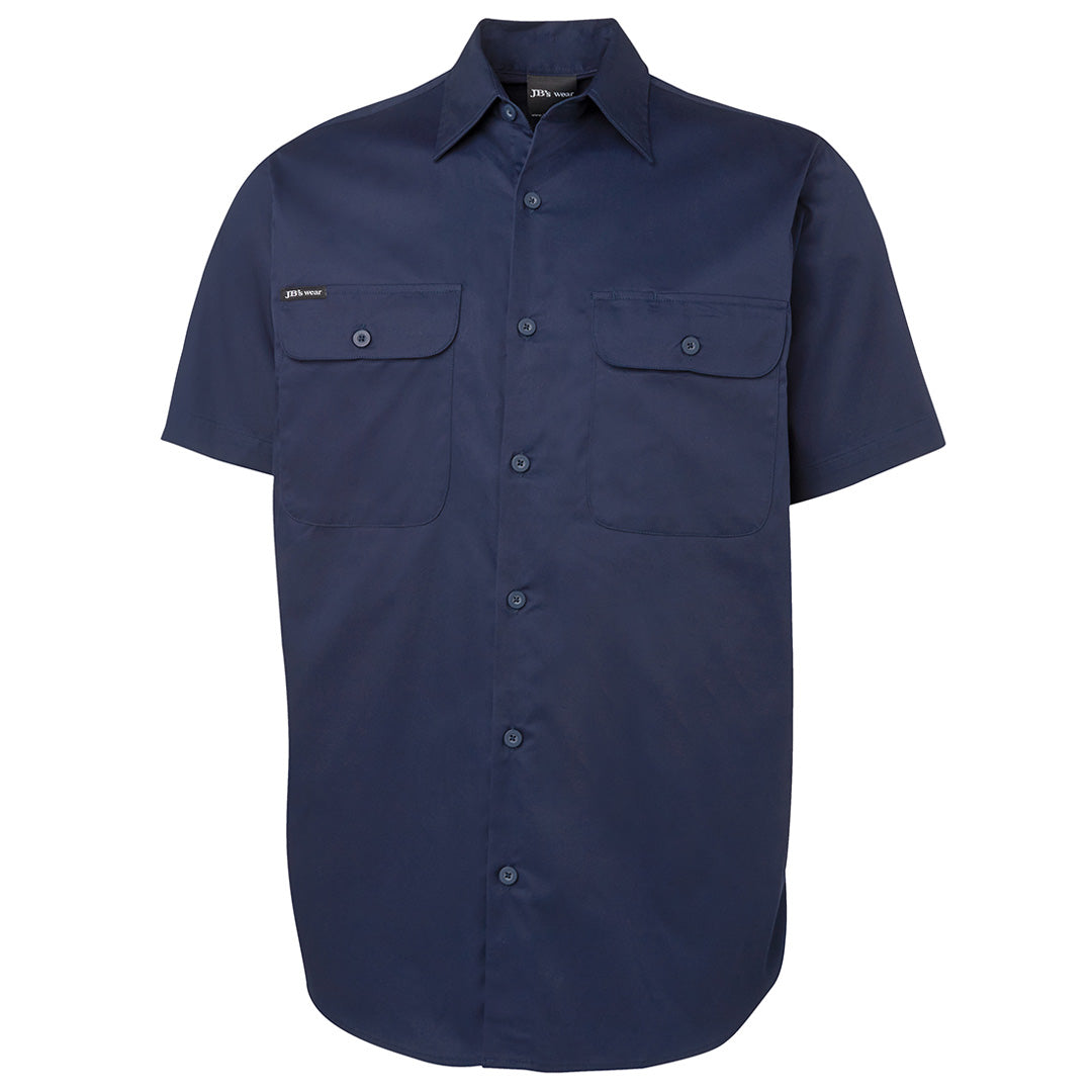 Jbs Wear The 150g Work Shirt | Adults | Short Sleeve Navy Shirts & Tops