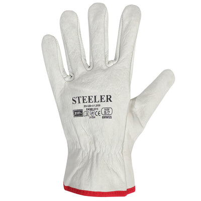 Jbs Wear The Steeler Rigger Glove | Adults | 12 Pack Natural Work Safety Protective Gear