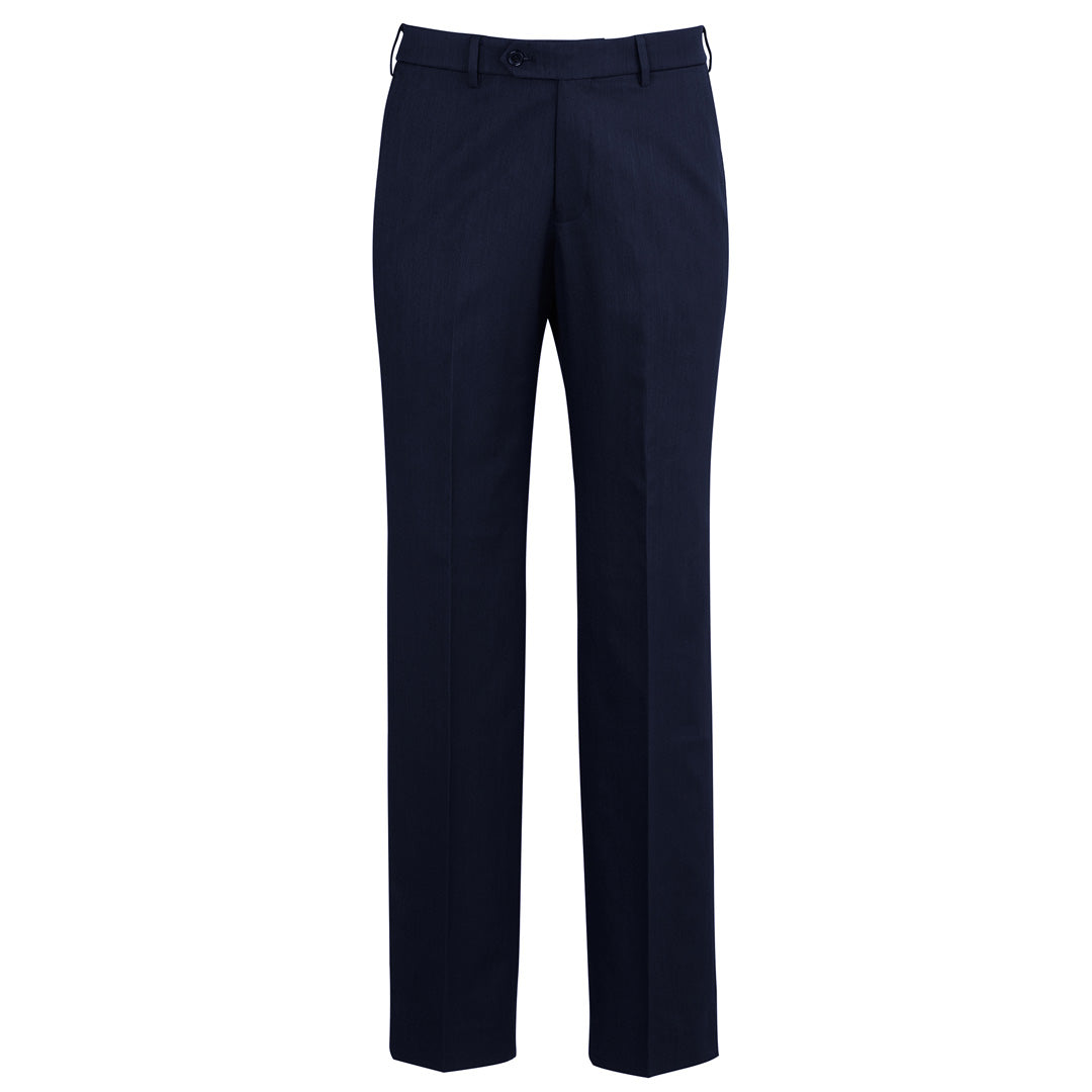 Biz Corporates The Cool Stretch Adjustable Pant | Mens Navy Pants
