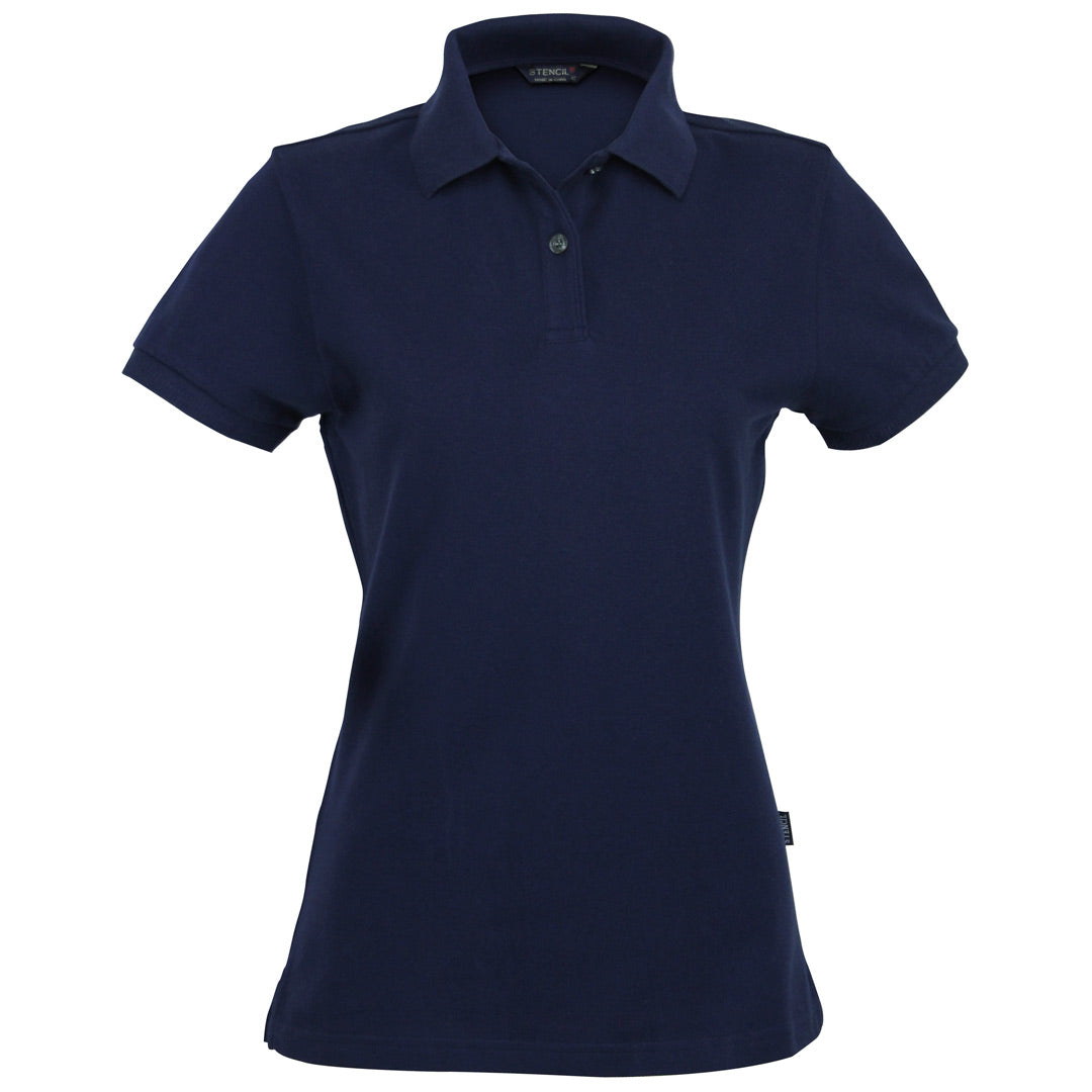 Stencil The Traverse Polo | Ladies | Short Sleeve Navy Shirts & Tops