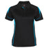 Jbs Wear The Bell Polo | Ladies | Short Sleeve Black/Aqua Shirts & Tops