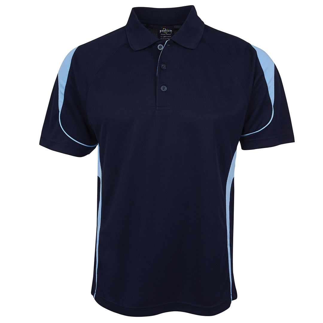 Jbs Wear The Bell Polo | Adults | Short Sleeve Navy/Light Blue Shirts & Tops