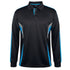 Jbs Wear The Jacquard Polo | Long Sleeve | Adults Black/Aqua Shirts & Tops
