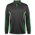 Jbs Wear The Jacquard Polo | Long Sleeve | Adults Gunmetal/Pea Green Shirts & Tops