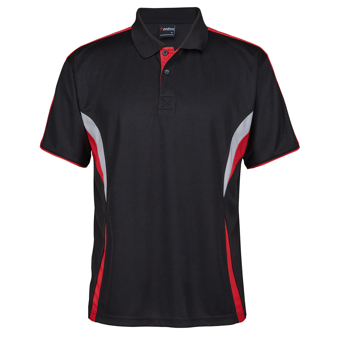 Jbs Wear The Cool Polo | Adults | Short Sleeve Black/Red Shirts & Tops