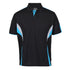 Jbs Wear The Cool Polo | Adults | Short Sleeve Black/Aqua Shirts & Tops