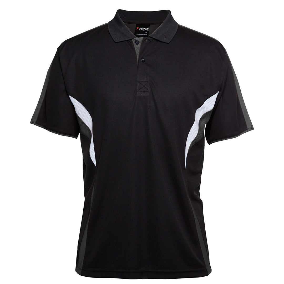 Jbs Wear The Cool Polo | Adults | Short Sleeve Black/Charcoal Shirts & Tops