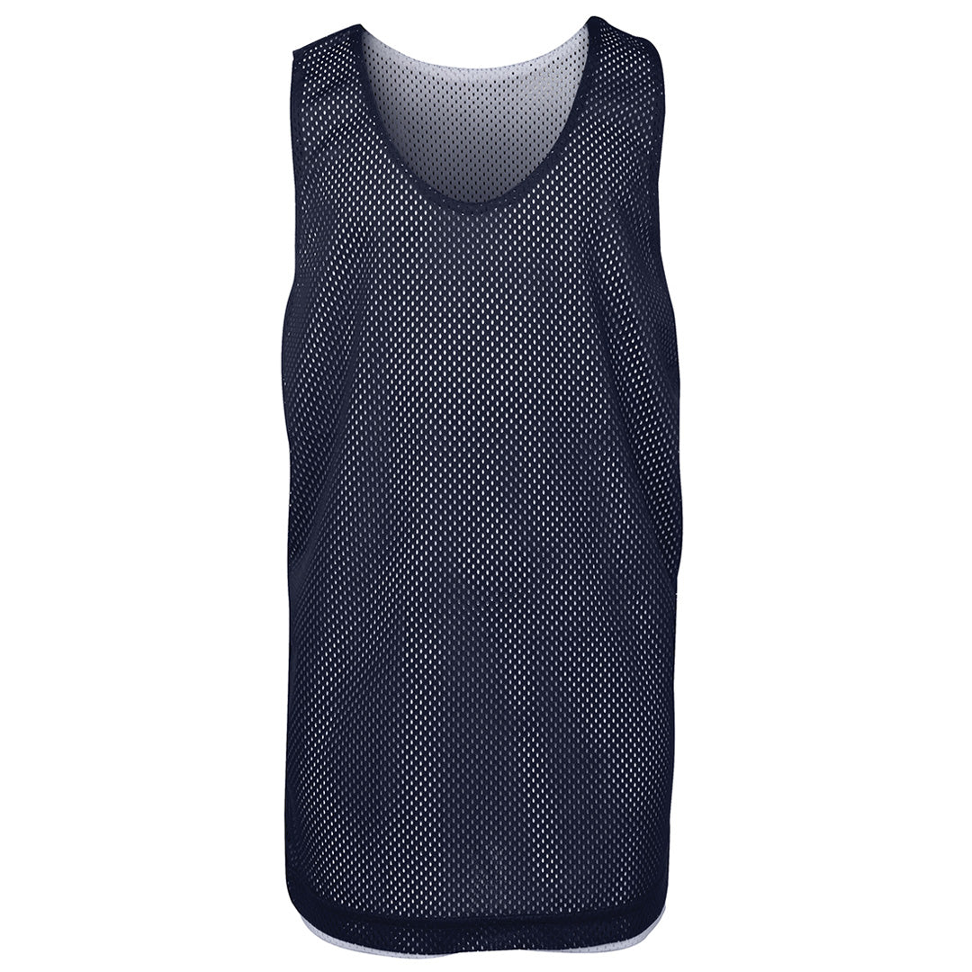 Jbs Wear The Reversible Training Singlet | Kids Navy/White Basketball Uniforms