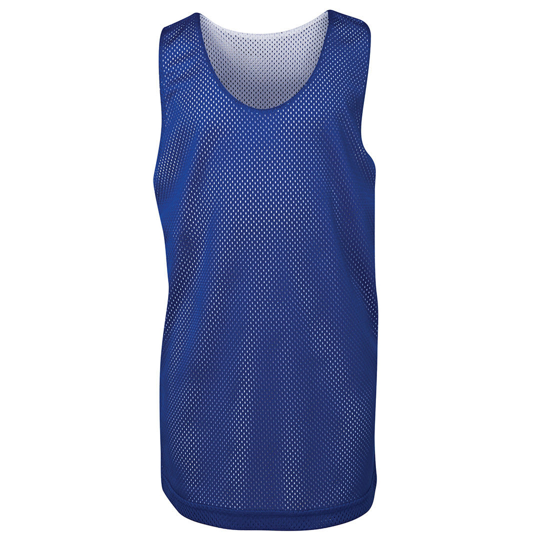 Jbs Wear The Reversible Training Singlet | Kids Royal/White Basketball Uniforms