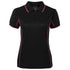 Jbs Wear The Piping Polo | Short Sleeve | Black Base | Ladies Black/Pink Shirts & Tops
