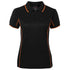 Jbs Wear The Piping Polo | Short Sleeve | Black Base | Ladies Black/Orange Shirts & Tops