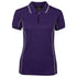 Jbs Wear The Piping Polo | Short Sleeve | Bright Base | Ladies Purple/White Shirts & Tops
