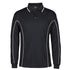 Jbs Wear The Piping Polo | Long Sleeve C1 | Adults Black/White Shirts & Tops
