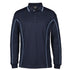 Jbs Wear The Piping Polo | Long Sleeve C2 | Adults Navy/Light Blue Shirts & Tops
