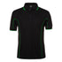 Jbs Wear The Piping Polo | Short Sleeve | Black Base | Adults Black/Pea Green Shirts & Tops