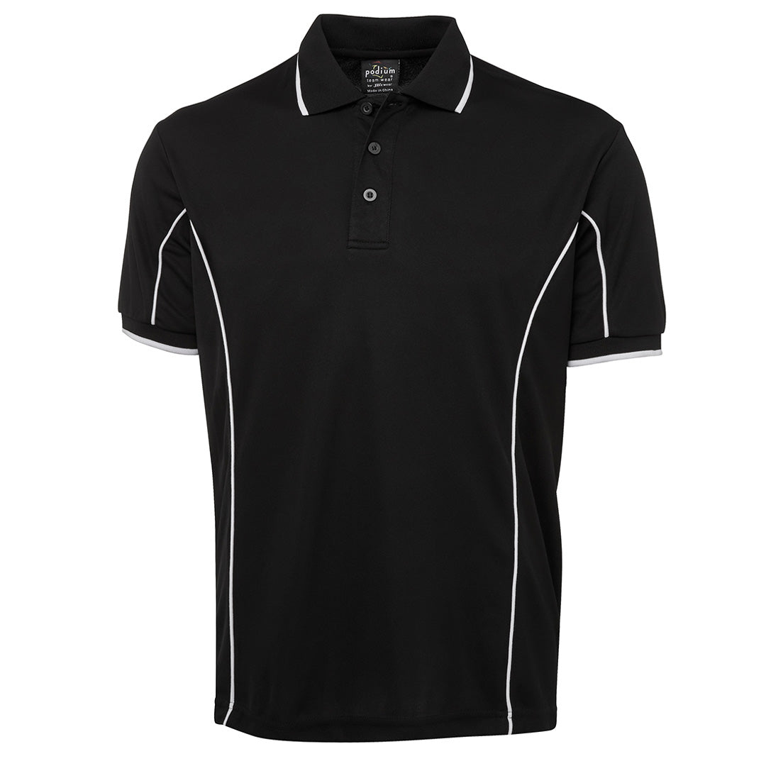 Jbs Wear The Piping Polo | Short Sleeve | Black Base | Adults Shirts & Tops