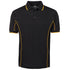 Jbs Wear The Piping Polo | Short Sleeve | Black Base | Adults Black/Gold Shirts & Tops
