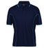 Jbs Wear The Piping Polo | Short Sleeve | Navy Base | Adults Junior Navy/Aqua Shirts & Tops