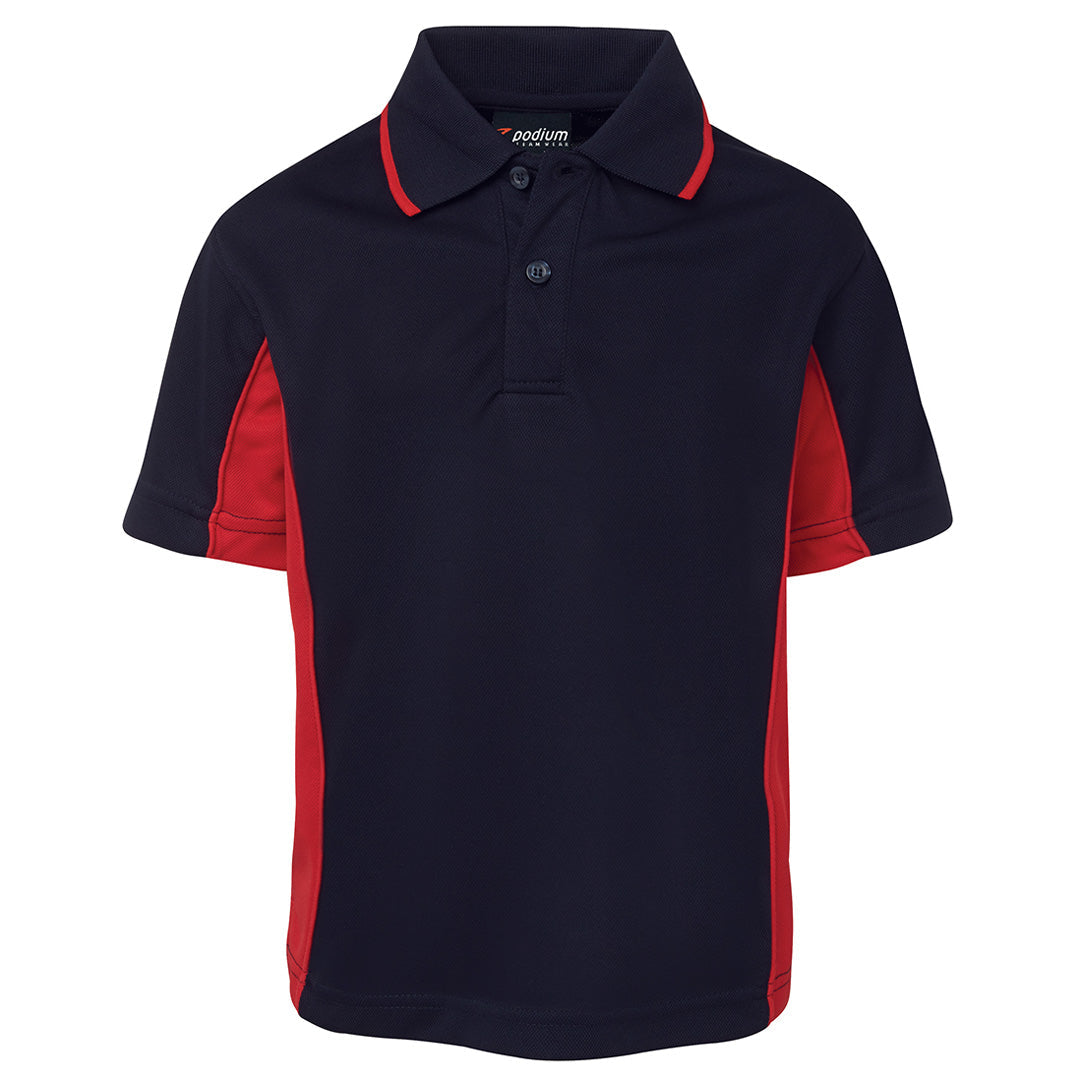 Jbs Wear The Contrast Poly Polo | Short Sleeve | Kids Navy/Red Shirts & Tops