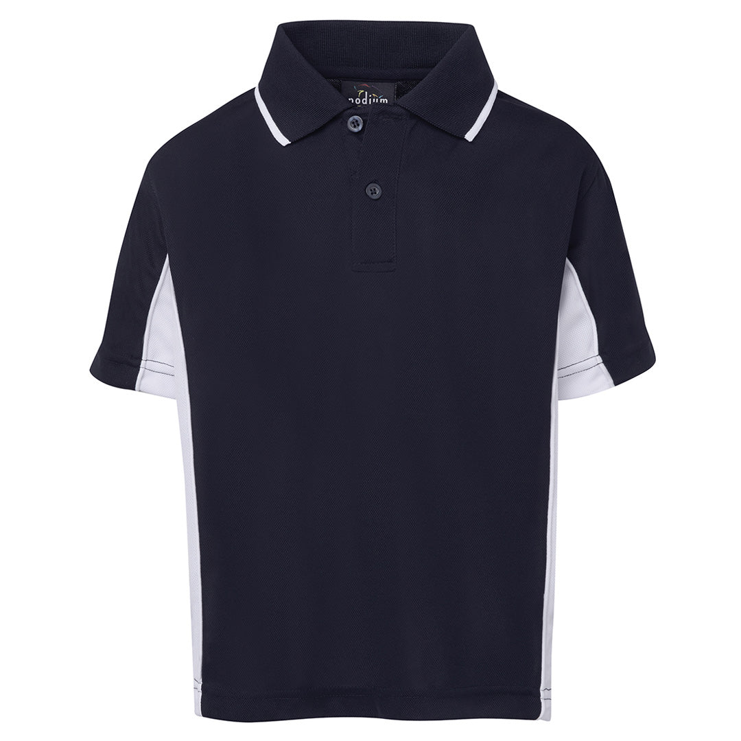 Jbs Wear The Contrast Poly Polo | Short Sleeve | Kids Navy/White Shirts & Tops