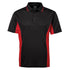 Jbs Wear The Contrast Poly Polo | Dark Colours | Short Sleeve | Mens Black/Red Shirts & Tops