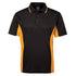 Jbs Wear The Contrast Poly Polo | Dark Colours | Short Sleeve | Mens Black/Gold Shirts & Tops