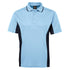 Jbs Wear The Contrast Poly Polo | Dark Colours | Short Sleeve | Mens Light Blue/Navy Shirts & Tops