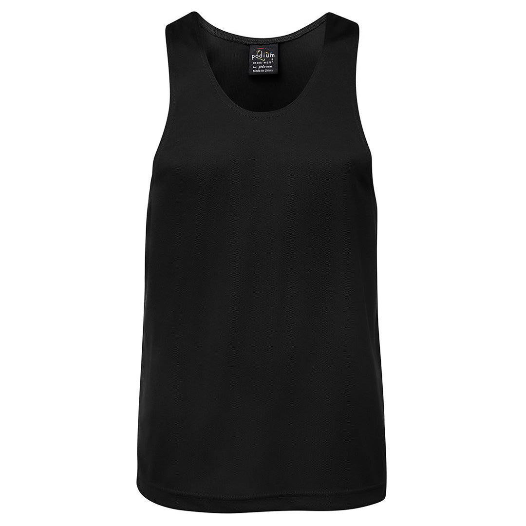 Jbs Wear The Cool Polyester Singlet | Adults Black Shirts & Tops
