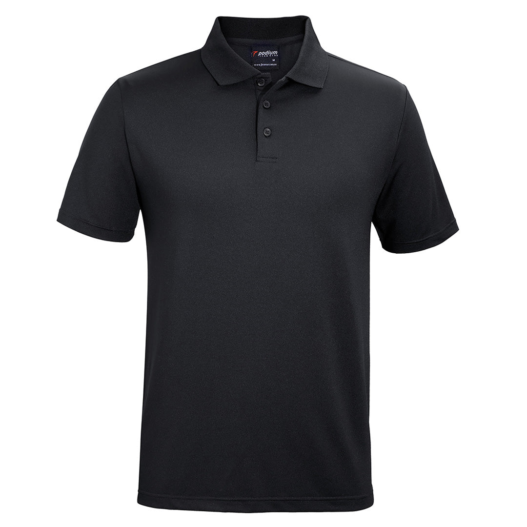 Jbs Wear The Podium Stretch Polo | Short Sleeve | Adults Black Shirts & Tops