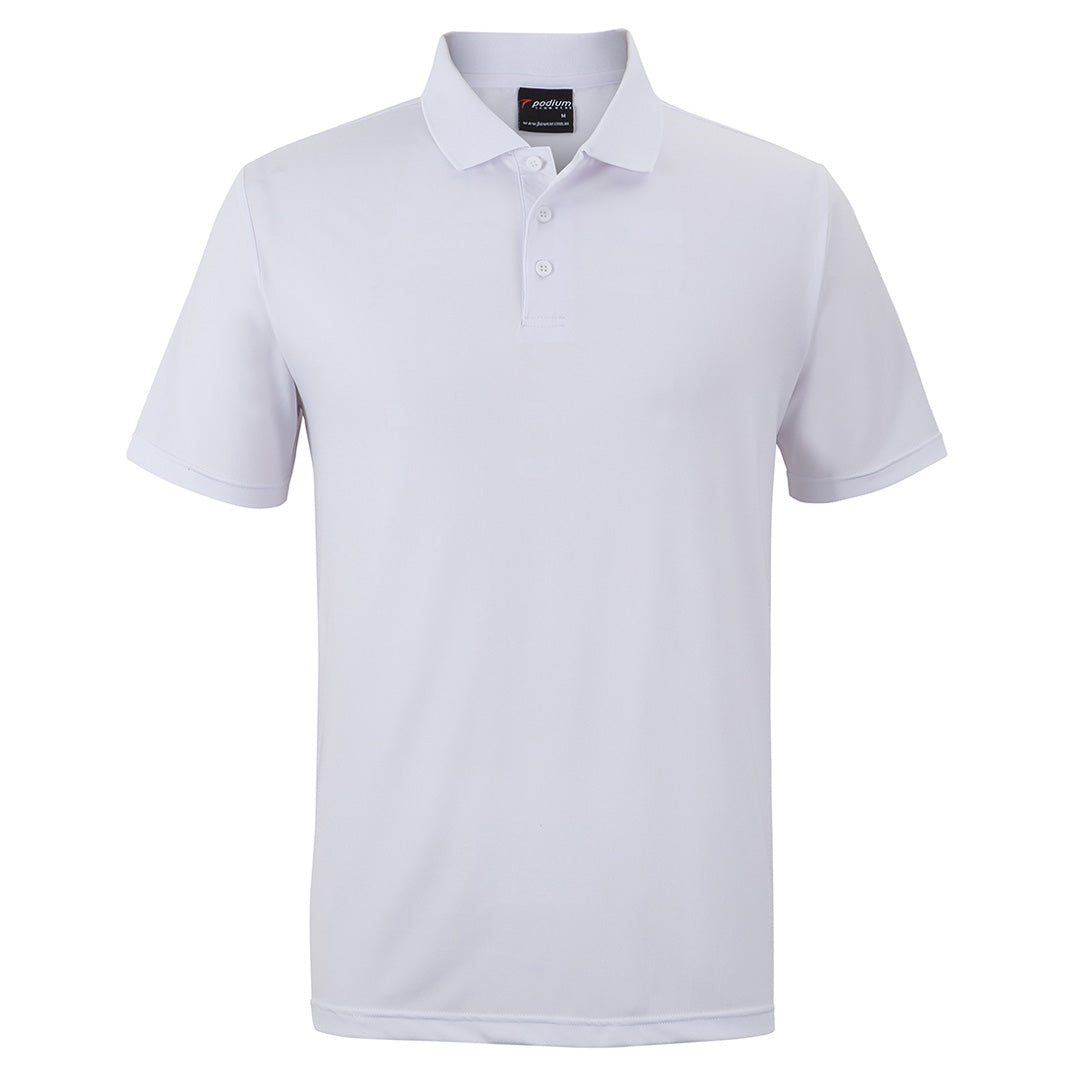 Jbs Wear The Podium Stretch Polo | Short Sleeve | Adults White Shirts & Tops