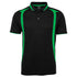 Jbs Wear The Swirl Polo | Short Sleeve | Mens Black/Pea Green Shirts & Tops