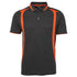 Jbs Wear The Swirl Polo | Short Sleeve | Mens Charcoal/Orange Shirts & Tops